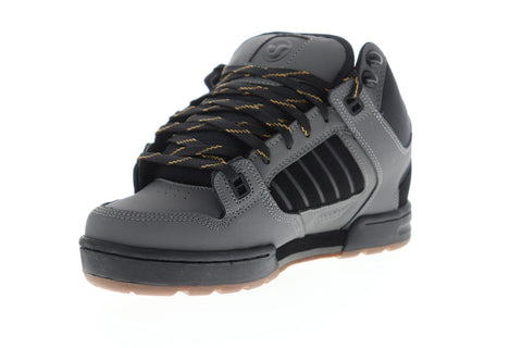 DVS Militia Boot Mens Gray Leather Lace Up Skate Sneakers Shoes