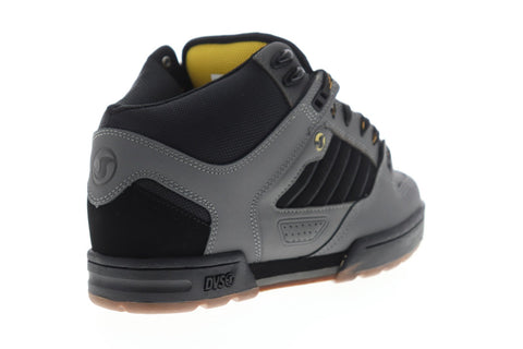 DVS Militia Boot Mens Gray Leather Lace Up Skate Sneakers Shoes