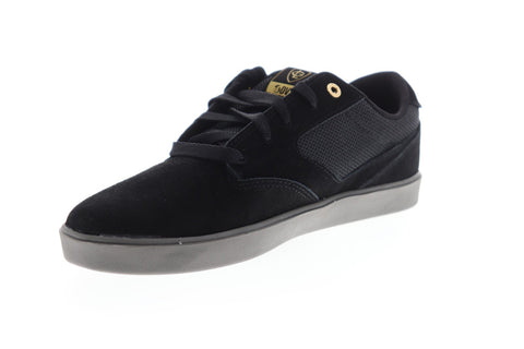 DVS Pressure SC + Mens Black Suede Lace Up Skate Sneakers Shoes
