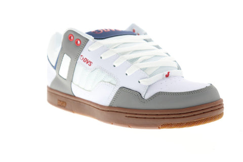 DVS Enduro 125 Mens White Nubuck & Mesh Athletic Lace Up Skate Shoes