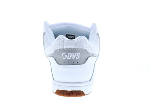 DVS Enduro 125 Mens White Leather Lace Up Skate Inspired Sneakers Shoes