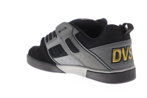 DVS Comanche 2.0 Mens Black Nubuck & Mesh Athletic Lace Up Skate Shoes