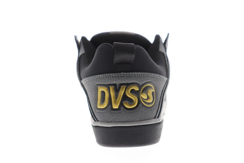 DVS Comanche 2.0 Mens Black Nubuck & Mesh Athletic Lace Up Skate Shoes