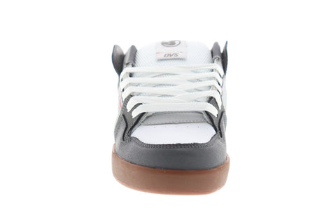 DVS Comanche 2.0 Mens White Nubuck & Mesh Athletic Lace Up Skate Shoes