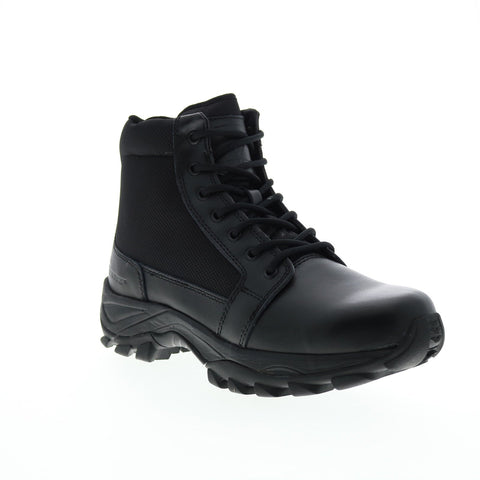 Bates Fuse Mid Side Zip E06506 Mens Black Leather Tactical Boots