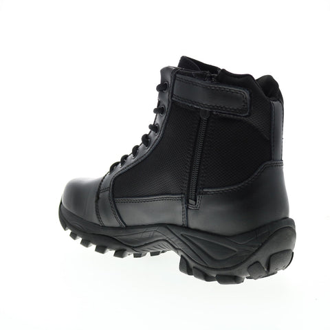 Bates Fuse Mid Side Zip E06506 Mens Black Leather Tactical Boots