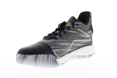 Adidas T-Mac Millennium Mens Black Synthetic Athletic Basketball Shoes