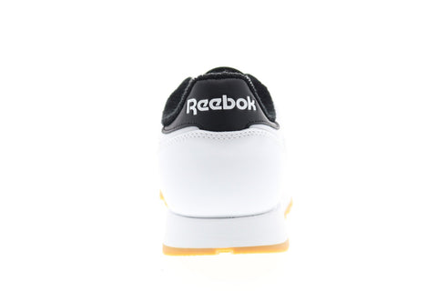 Reebok Classic Leather Mark EF7850 Mens White Lace Up Lifestyle Sneakers Shoes