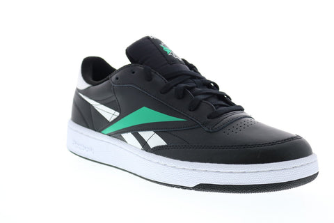 Reebok Club C 85 MU EF8840 Mens Black Leather Lifestyle Sneakers Shoes
