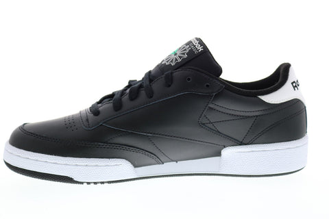 Reebok Club C 85 MU EF8840 Mens Black Leather Lifestyle Sneakers Shoes