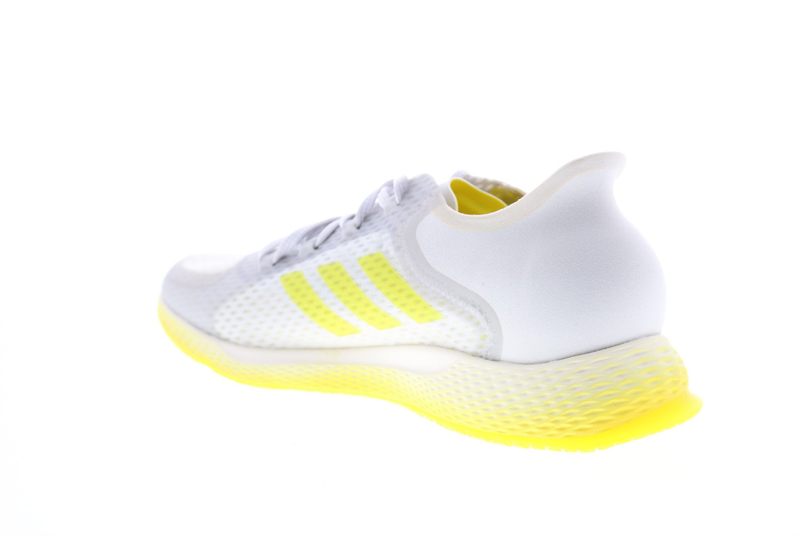 Adidas Focus Breathe In EG1096 Womens White Mesh Lace Up Athletic Runn