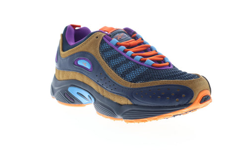 Reebok Daytona Dmx II EG1656 Mens Blue Mesh Leather Low Top Sneakers Shoes