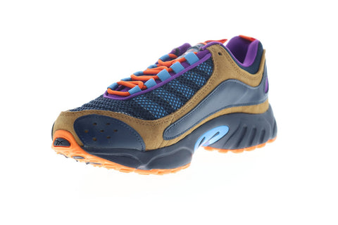 Reebok Daytona Dmx II EG1656 Mens Blue Mesh Leather Low Top Sneakers Shoes