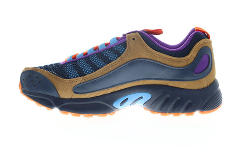 Reebok Daytona Dmx II EG1656 Mens Blue Mesh Leather Low Top Sneakers Shoes