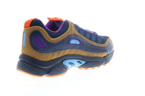 Reebok Daytona Dmx II EG1656 Mens Blue Mesh Leather Low Top Sneakers Shoes