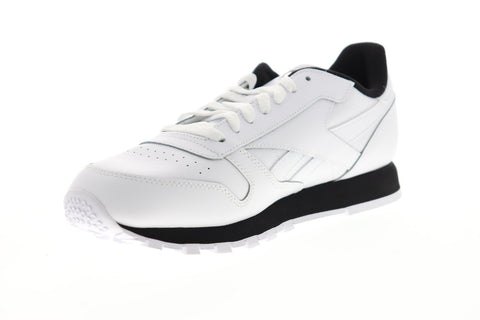 Reebok Classic Leather EG3621 Mens White Lace Up Low Top Sneakers Shoes