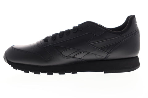 Reebok Classic Leather EG3622 Mens Black Lace Up Low Top Sneakers Shoes
