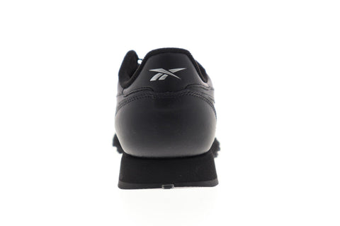 Reebok Classic Leather EG3622 Mens Black Lace Up Low Top Sneakers Shoes