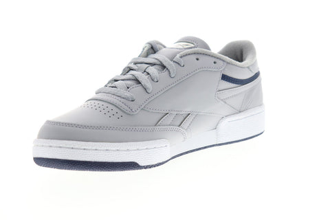 Reebok Club C Revenge EG4298 Mens Gray Leather Lace Up Low Top Sneakers Shoes