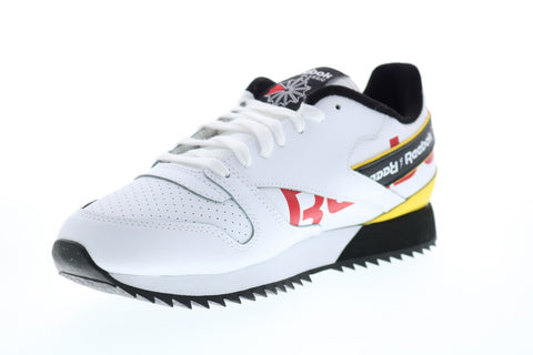 Reebok Classic Leather Ripple EG5219 Mens White Lifestyle Sneakers Shoes