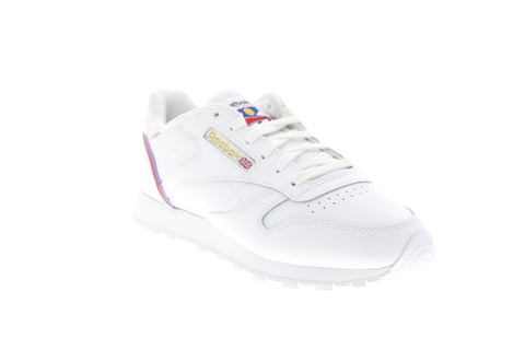 Reebok Classic Leather EG5975 Womens White Leather Lifestyle Sneakers Shoes