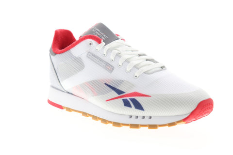 Reebok Classic Leather ATI EH0128 Mens White Nylon Low Top Sneakers Shoes