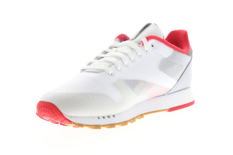 Reebok Classic Leather ATI EH0128 Mens White Nylon Low Top Sneakers Shoes