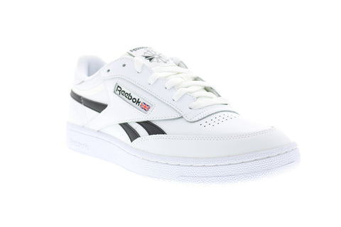 Reebok Club C Revenge EH0649 Mens White Leather Lace Up Lifestyle Sneakers Shoes