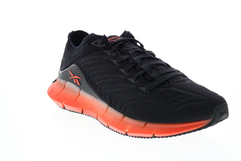 Reebok Zig Kinetica EH1724 Mens Black Mesh Lifestyle Sneakers Shoes
