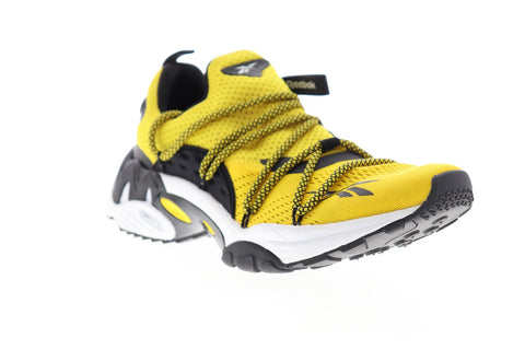 Reebok Trideca 200 EH1793 Mens Yellow Mesh Lace Up Athletic Running Shoes