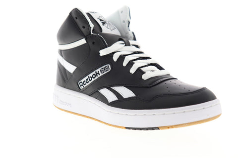 Reebok BB 4600 EH2136 Mens Black Leather Lace Up Athletic Basketball Shoes