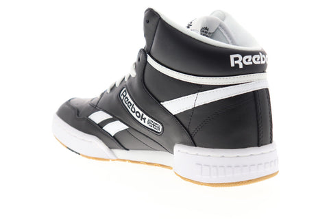Reebok BB 4600 EH2136 Mens Black Leather Lace Up Athletic Basketball Shoes