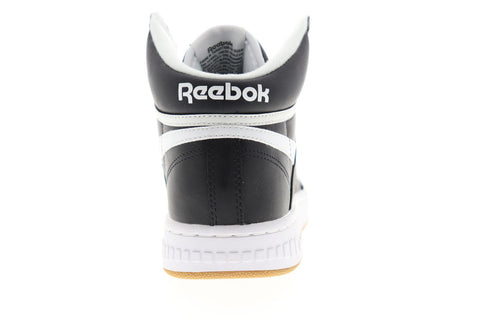 Reebok BB 4600 EH2136 Mens Black Leather Lace Up Athletic Basketball Shoes