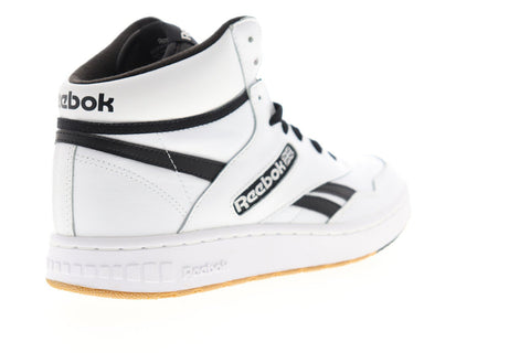 Reebok BB 4600 EH2135 Mens White Leather Lace Up Athletic Basketball Shoes