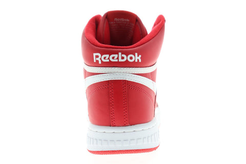 Reebok BB 4600 EH2137 Mens Red Leather Athletic Lace Up Basketball Shoes