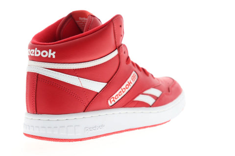 Reebok BB 4600 EH2137 Mens Red Leather Athletic Lace Up Basketball Shoes
