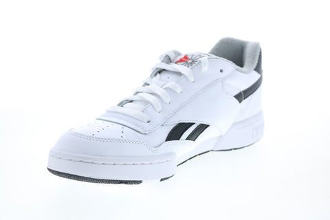 Reebok BB 400 EH3342 Mens White Leather Basketball Inspired Sneakers Shoes
