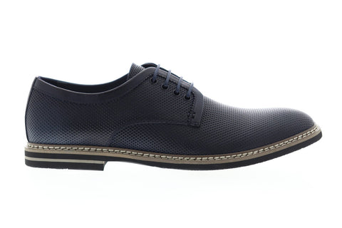 English Laundry Canning EJ322S23 Mens Blue Leather Dress Lace Up Oxfords Shoes