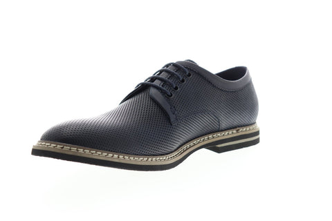 English Laundry Canning EJ322S23 Mens Blue Leather Dress Lace Up Oxfords Shoes