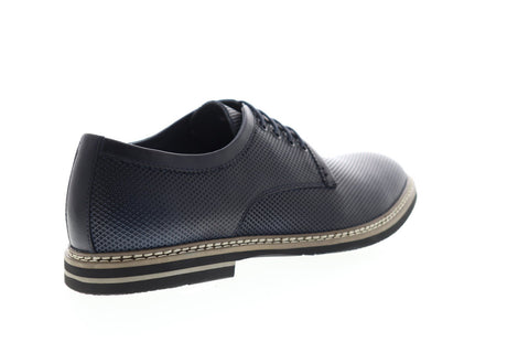 English Laundry Canning EJ322S23 Mens Blue Leather Dress Lace Up Oxfords Shoes