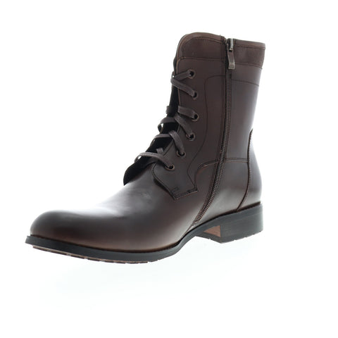 English Laundry Page EK513S82 Mens Brown Leather Casual Dress Boots Shoes