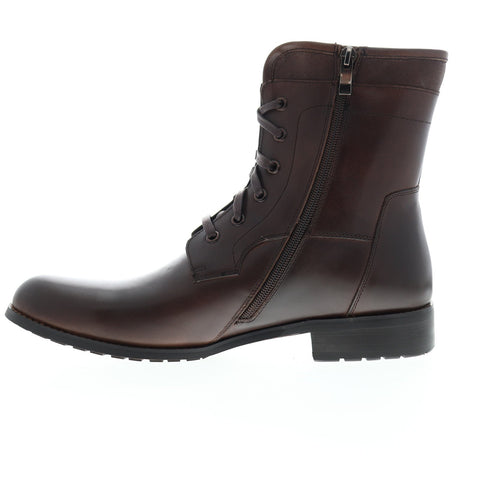 English Laundry Page EK513S82 Mens Brown Leather Casual Dress Boots Shoes