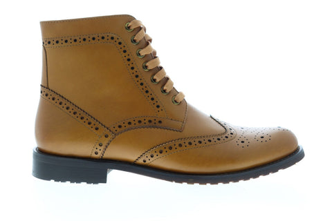 English Laundry Viola EK515S54 Mens Brown Leather Casual Dress Boots Shoes