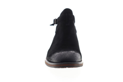 English Laundry Formby EK531S50 Mens Black Suede Strap Chelsea Boots Shoes