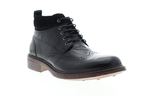 English Laundry Lucas EL2268B Mens Black Leather Casual Dress Boots Shoes