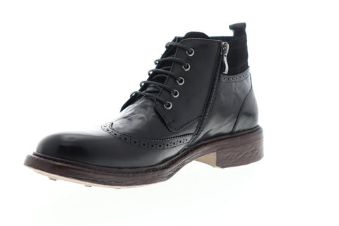 English Laundry Lucas EL2268B Mens Black Leather Casual Dress Boots Shoes