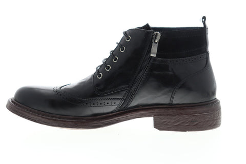 English Laundry Lucas EL2268B Mens Black Leather Casual Dress Boots Shoes