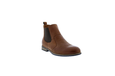 English Laundry Thurston EL2509B Mens Brown Leather Slip On Chelsea Boots
