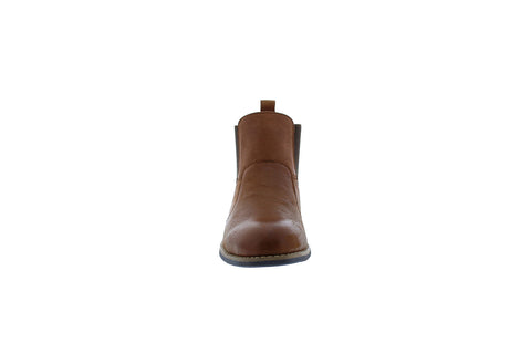 English Laundry Thurston EL2509B Mens Brown Leather Slip On Chelsea Boots