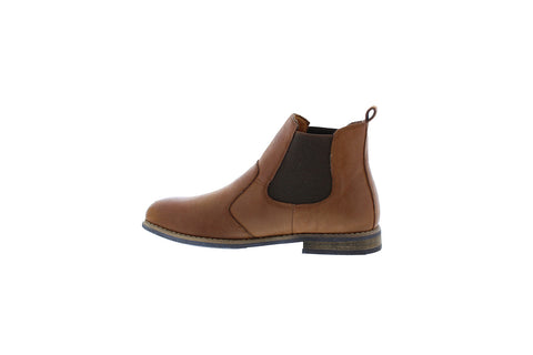 English Laundry Thurston EL2509B Mens Brown Leather Slip On Chelsea Boots